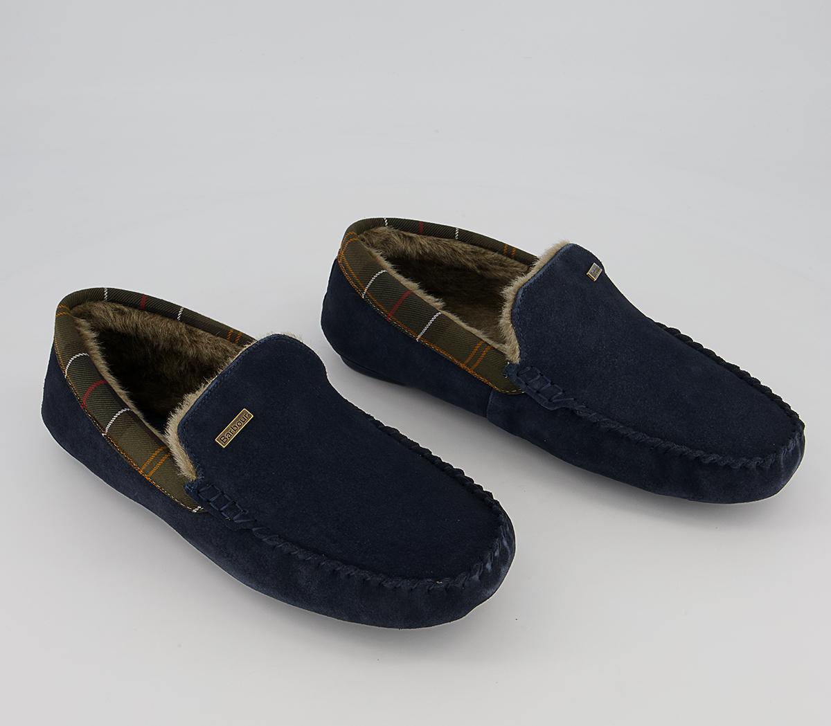 Barbour Monty Slippers Barbour Monty Slippers Navy