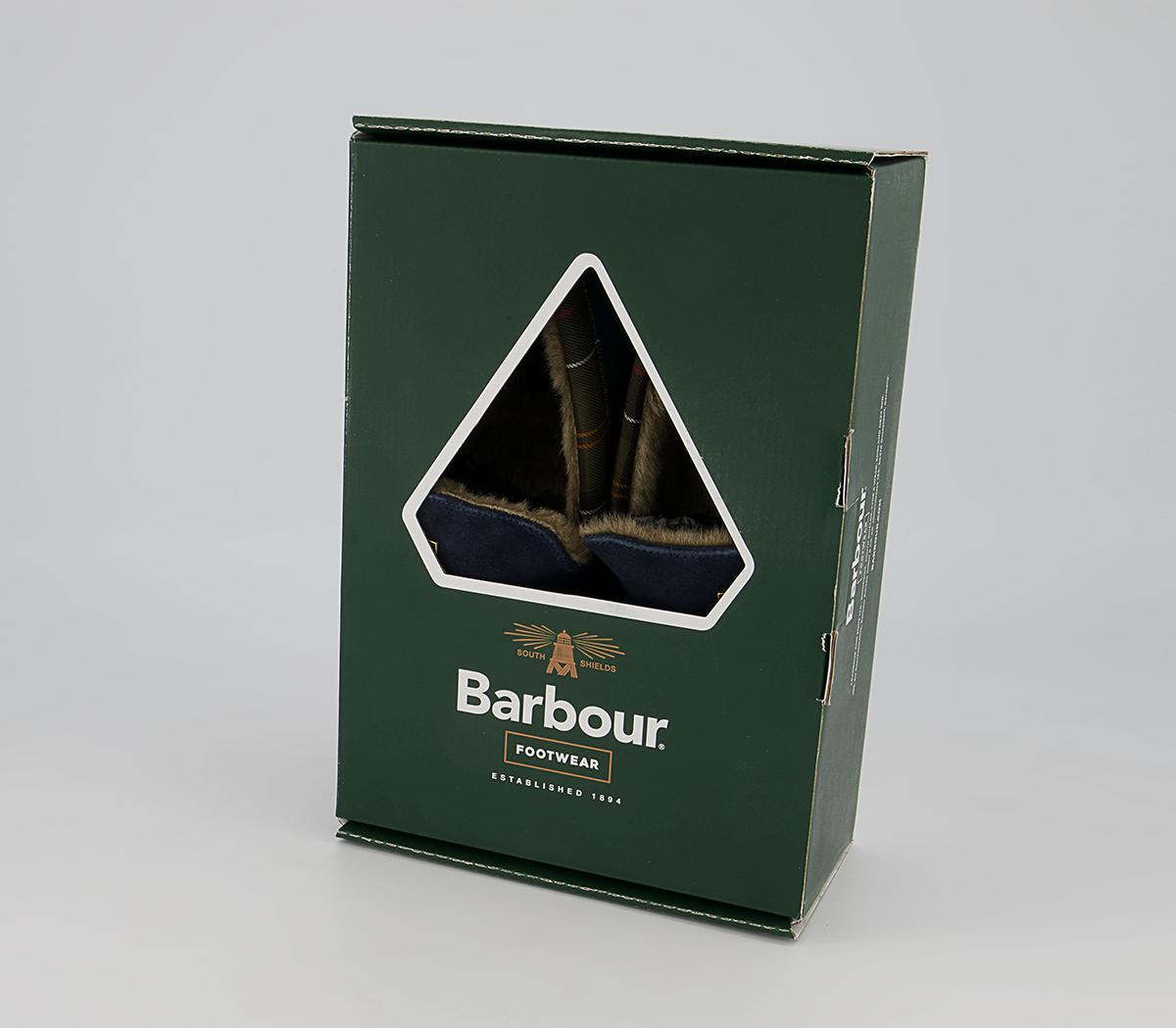 Barbour Monty Slippers Barbour Monty Slippers Navy