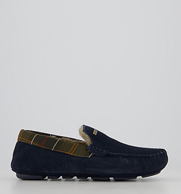 Barbour Monty Slippers Navy