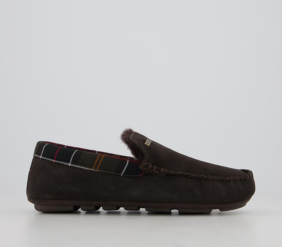 Barbour monty slippers brown online