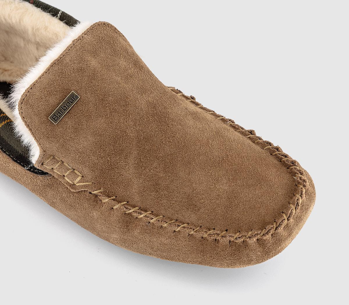 BarbourMonty SlippersCamel