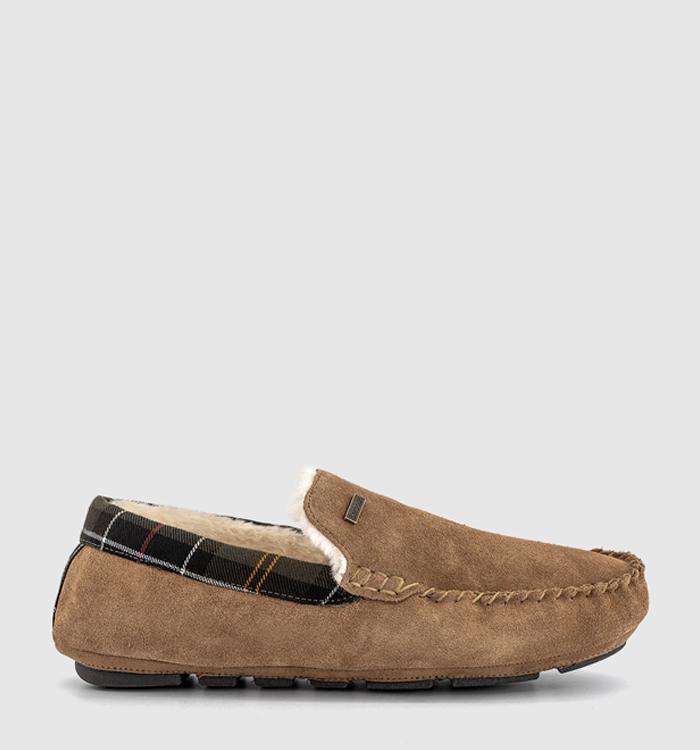 Barbour Monty Slippers Camel
