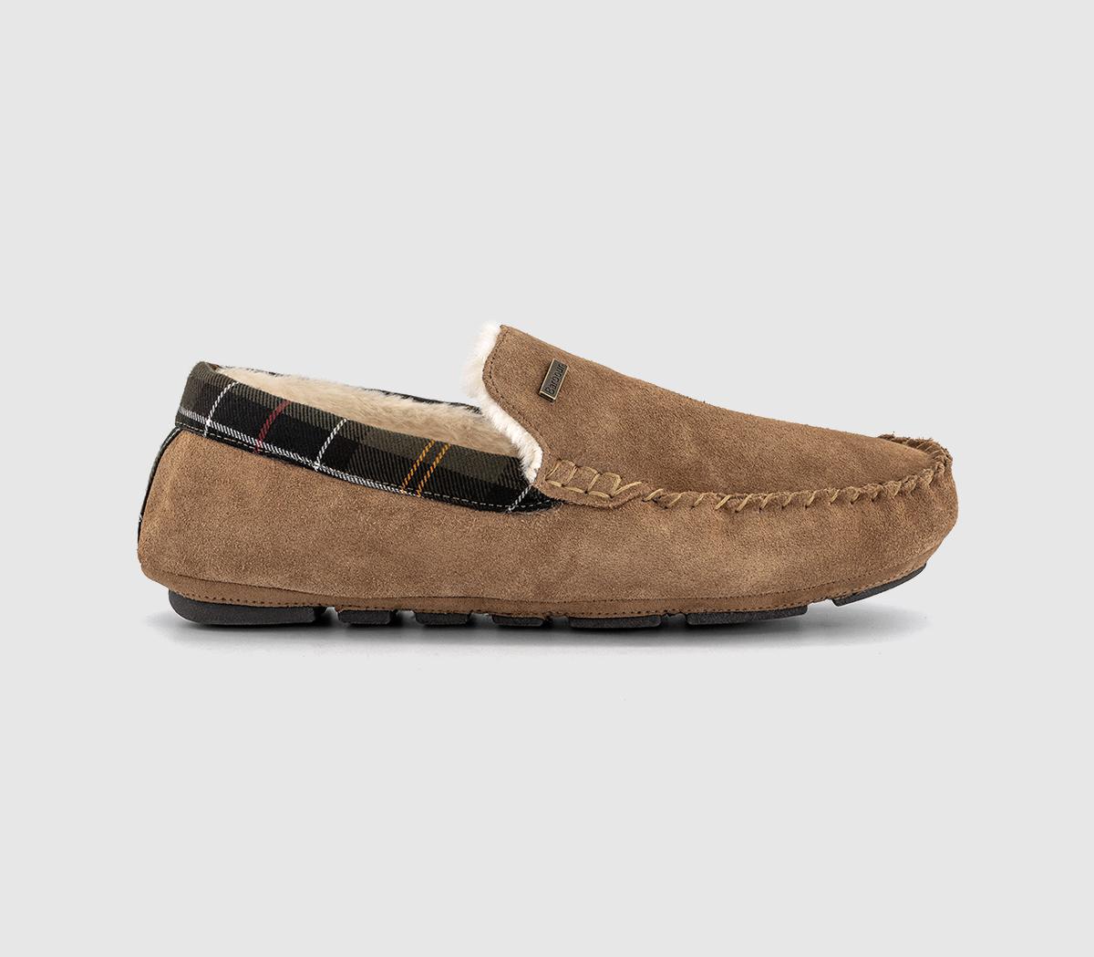 BarbourMonty SlippersCamel