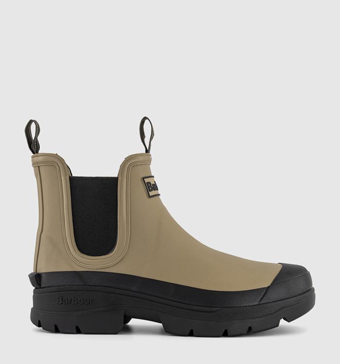 Barbour Nimbus Welly Boots Military Brown