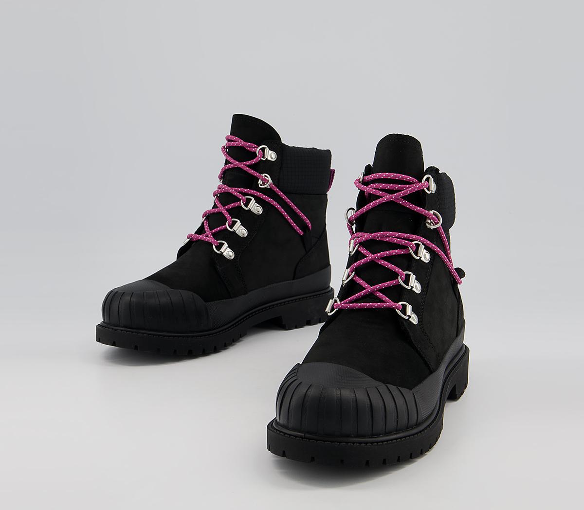 Timberland 6 Inch Heritage Rubber Toe Boots Timberland 6 Inch Heritage Rubber Toe Boots Black