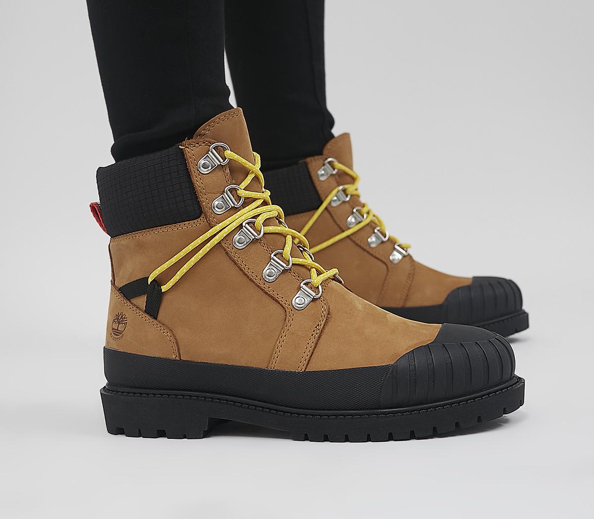 Timberland 6 Inch Heritage Rubber Toe Boots Wheat - Women's Hiker Boots