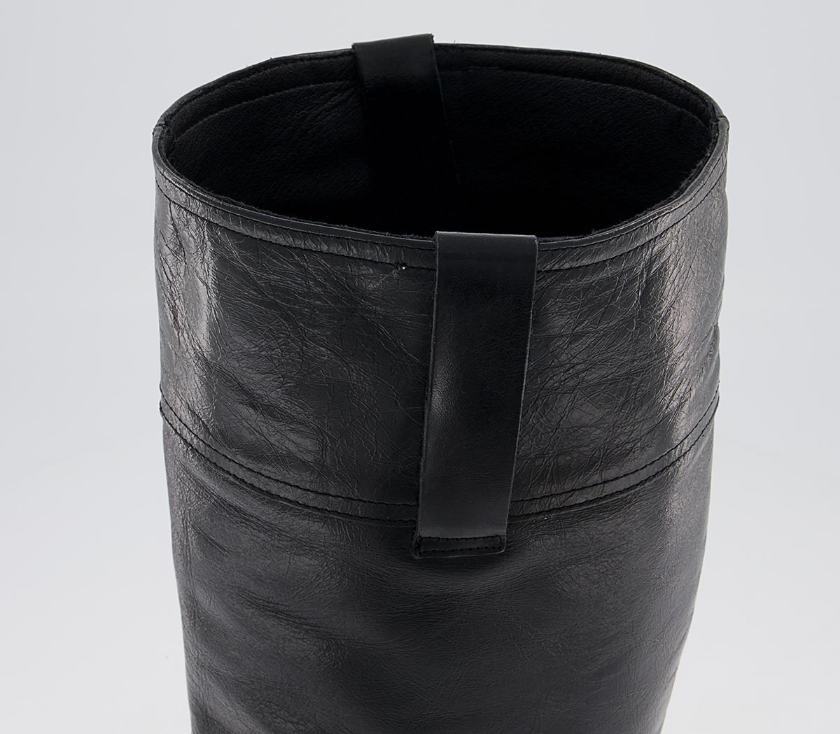 Office Kingsbury Pull On Boots Office Kingsbury Pull On Boots Black Leather