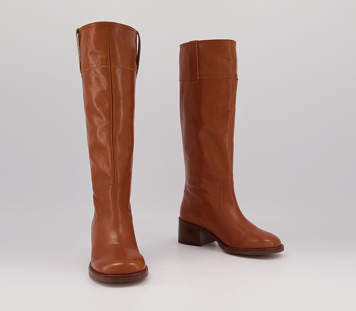 Office Kingsbury Pull On Boots Office Kingsbury Pull On Boots Tan Leather