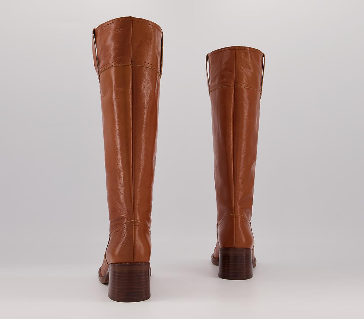 Office Kingsbury Pull On Boots Office Kingsbury Pull On Boots Tan Leather