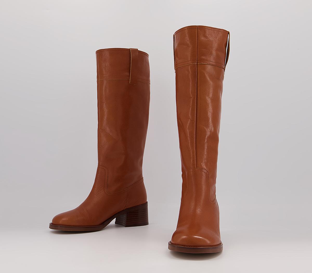 Office Kingsbury Pull On Boots Office Kingsbury Pull On Boots Tan Leather