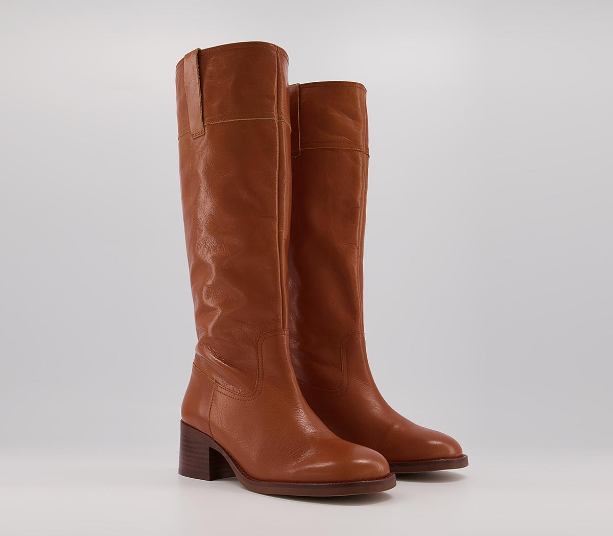 Office Kingsbury Pull On Boots Office Kingsbury Pull On Boots Tan Leather