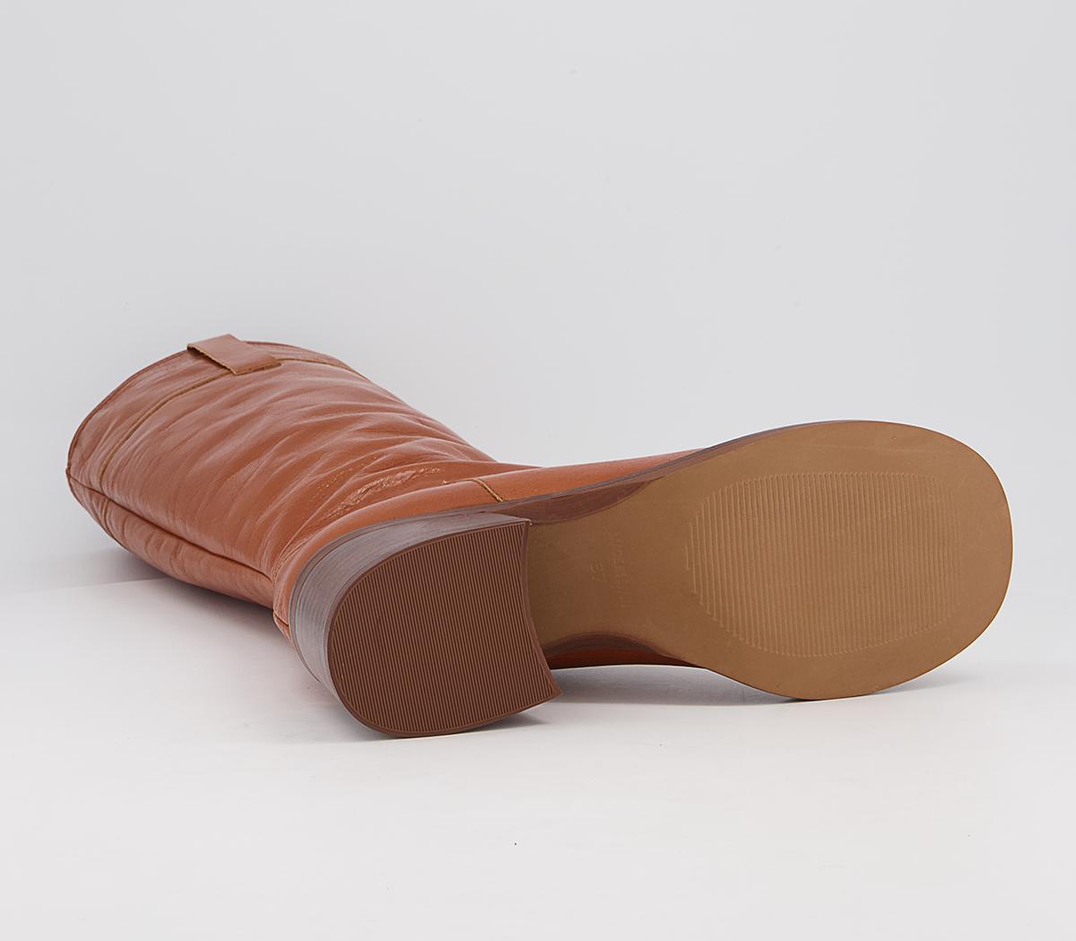 Office Kingsbury Pull On Boots Office Kingsbury Pull On Boots Tan Leather