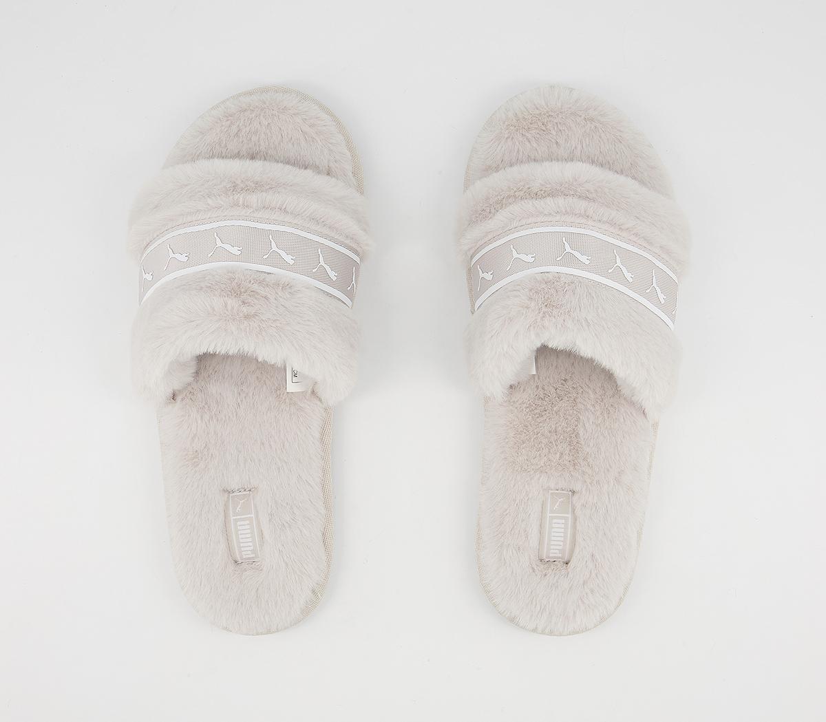 Puma Fluff Remix Slides Puma Fluff Remix Slides Nimbus Cloud Puma White