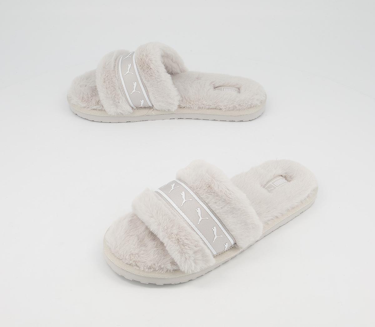 Puma Fluff Remix Slides Puma Fluff Remix Slides Nimbus Cloud Puma White
