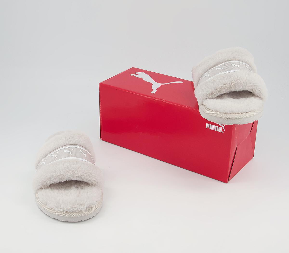 Puma Fluff Remix Slides Puma Fluff Remix Slides Nimbus Cloud Puma White