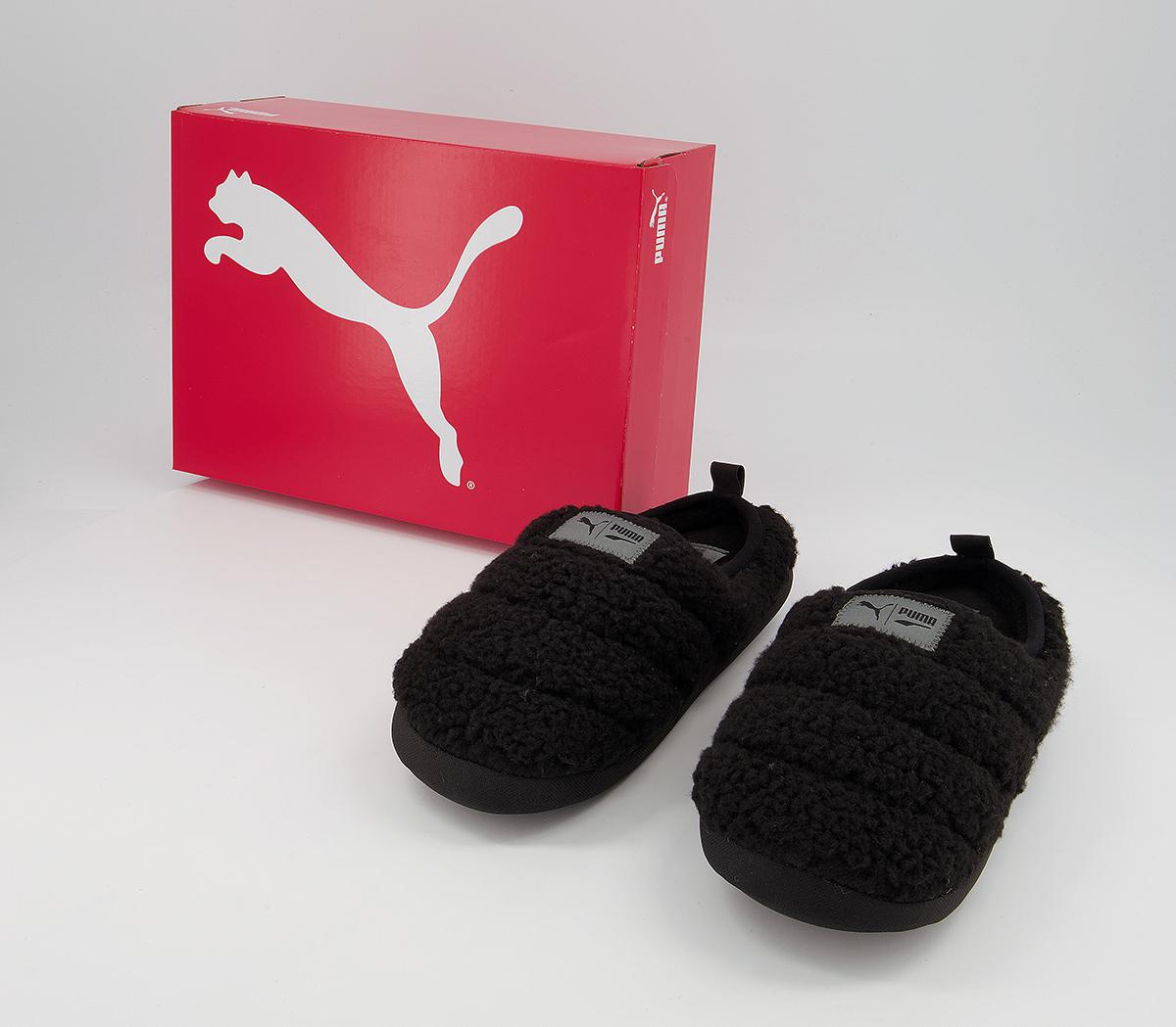 Puma Scuff Slippers Puma Scuff Slippers Puma Black