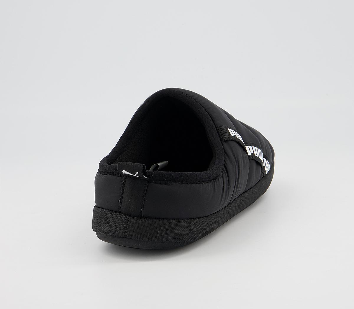 Puma Scuff Slippers Puma Scuff Slippers Puma Black White