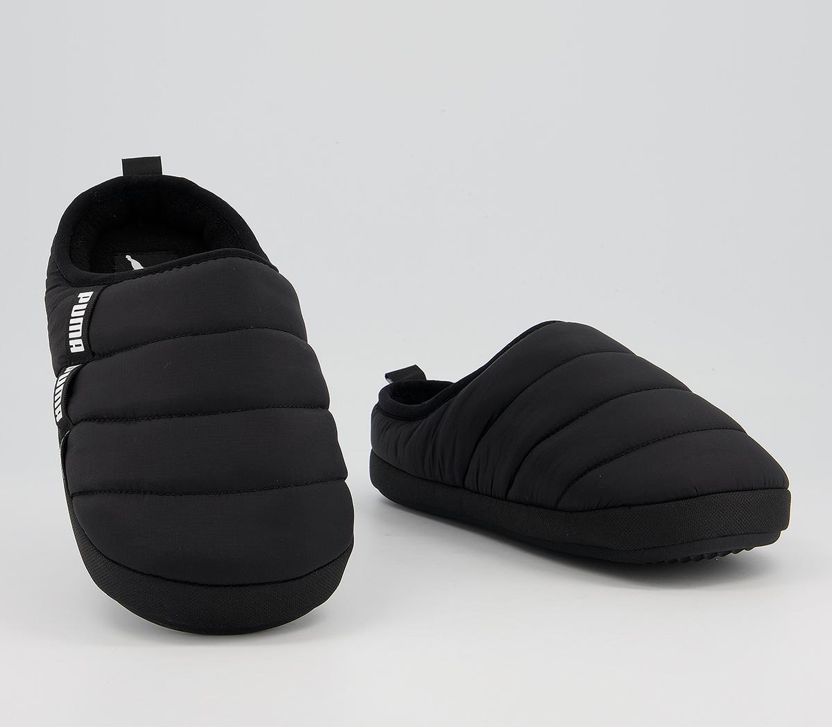Puma Scuff Slippers Puma Scuff Slippers Puma Black White