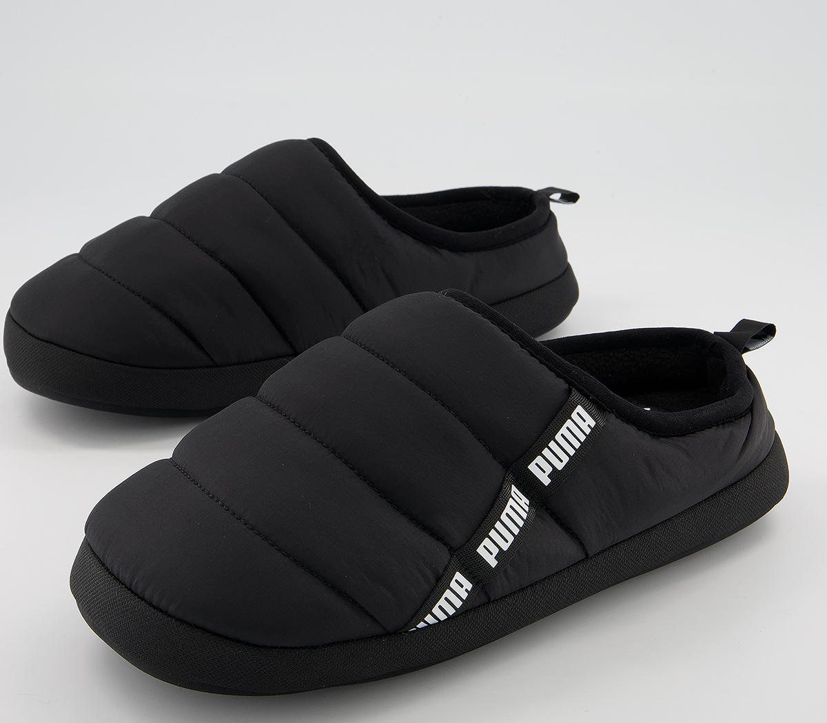Puma Scuff Slippers Puma Scuff Slippers Puma Black White