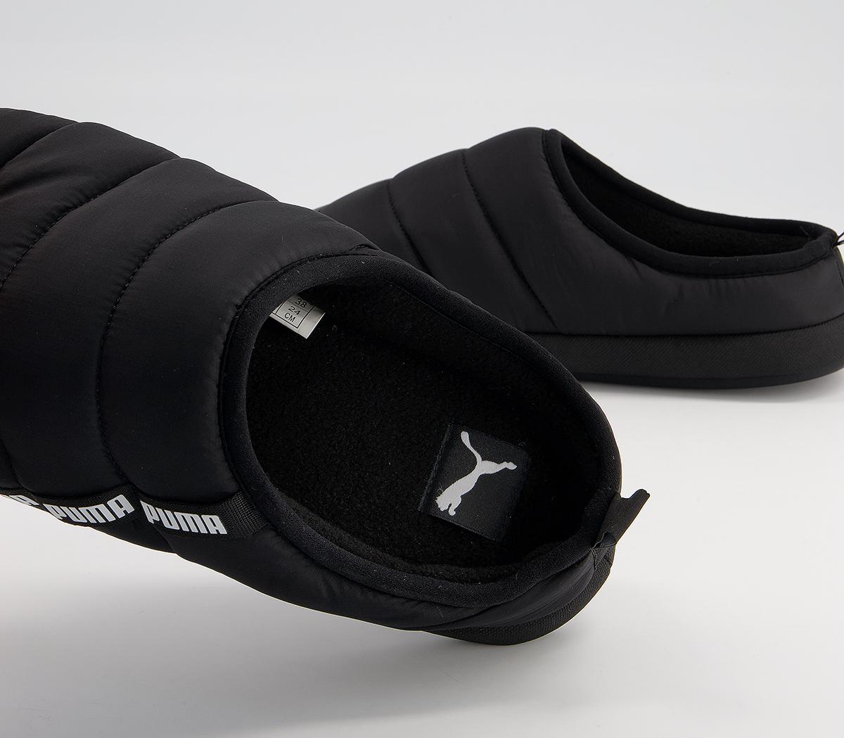 Puma Scuff Slippers Puma Scuff Slippers Puma Black White