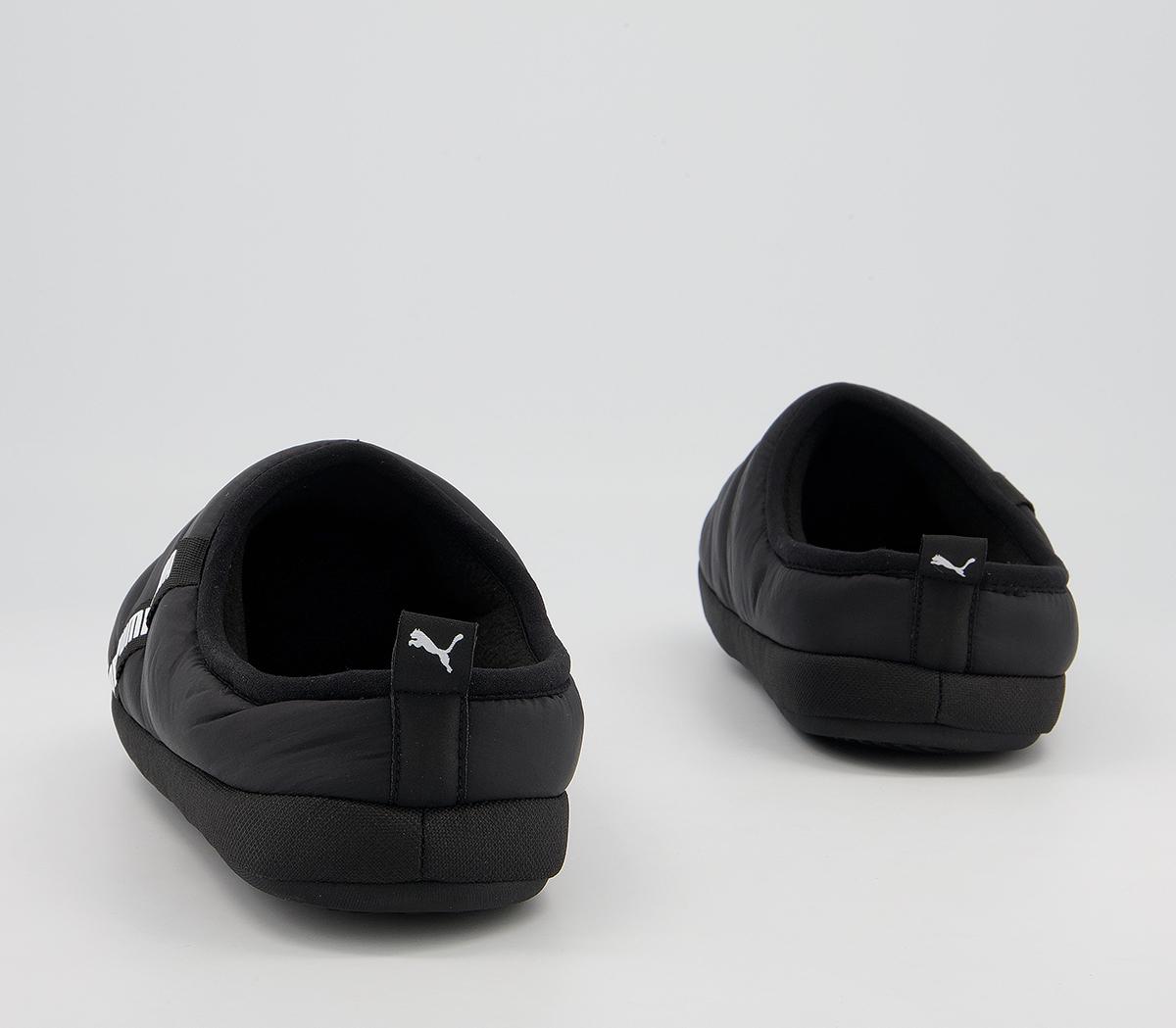Puma Scuff Slippers Puma Scuff Slippers Puma Black White