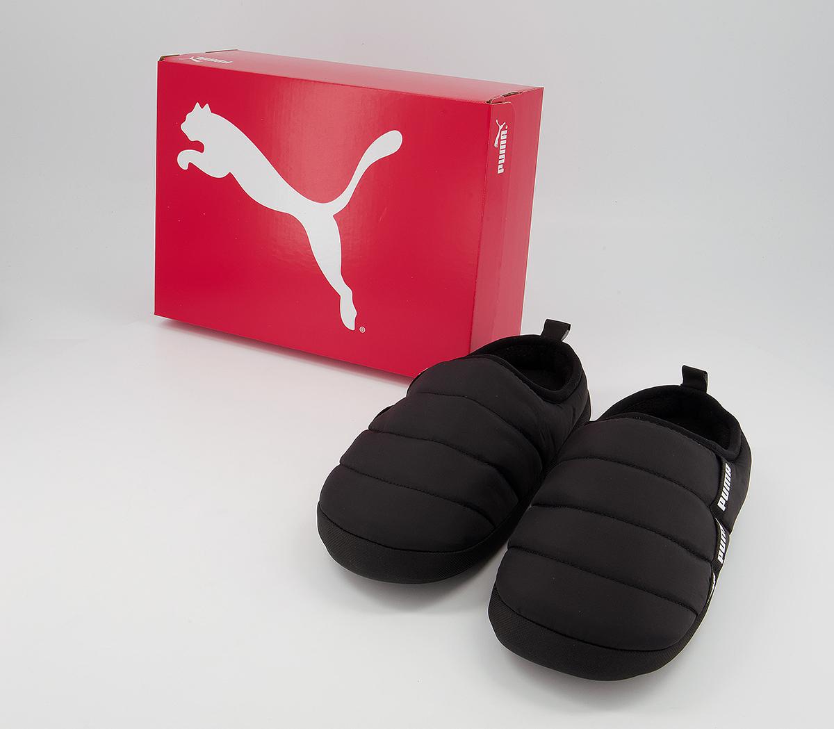 Puma Scuff Slippers Puma Scuff Slippers Puma Black White
