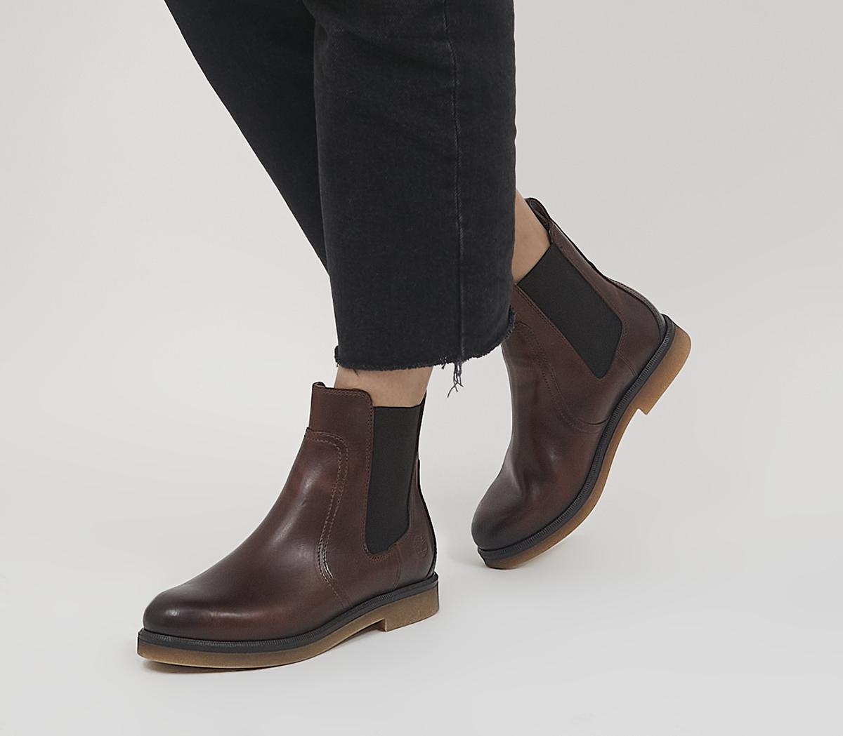 Timberland Cambridge Square Chelsea Boots Medium Brown - Women's Ankle ...