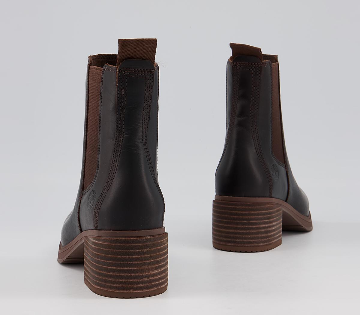 Timberland Dalston Vibe Heeled Chelsea Boots Timberland Dalston Vibe Heeled Chelsea Boots Medium Brown