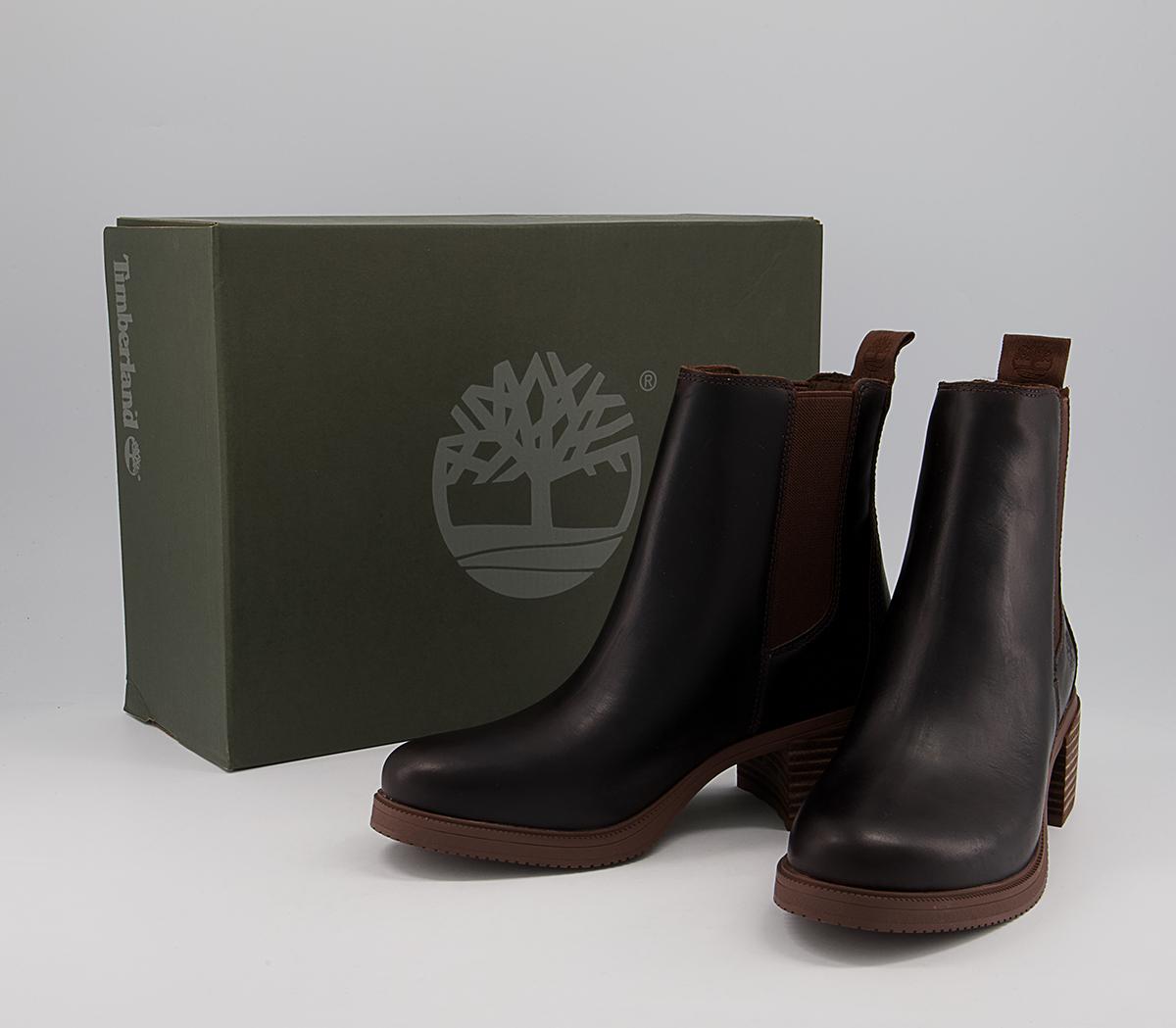 Timberland Dalston Vibe Heeled Chelsea Boots Timberland Dalston Vibe Heeled Chelsea Boots Medium Brown