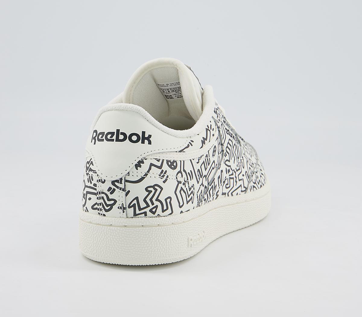 Reebok Club C Keith Haring Trainers Reebok Club C Keith Haring Trainers Chalk Pure Grey