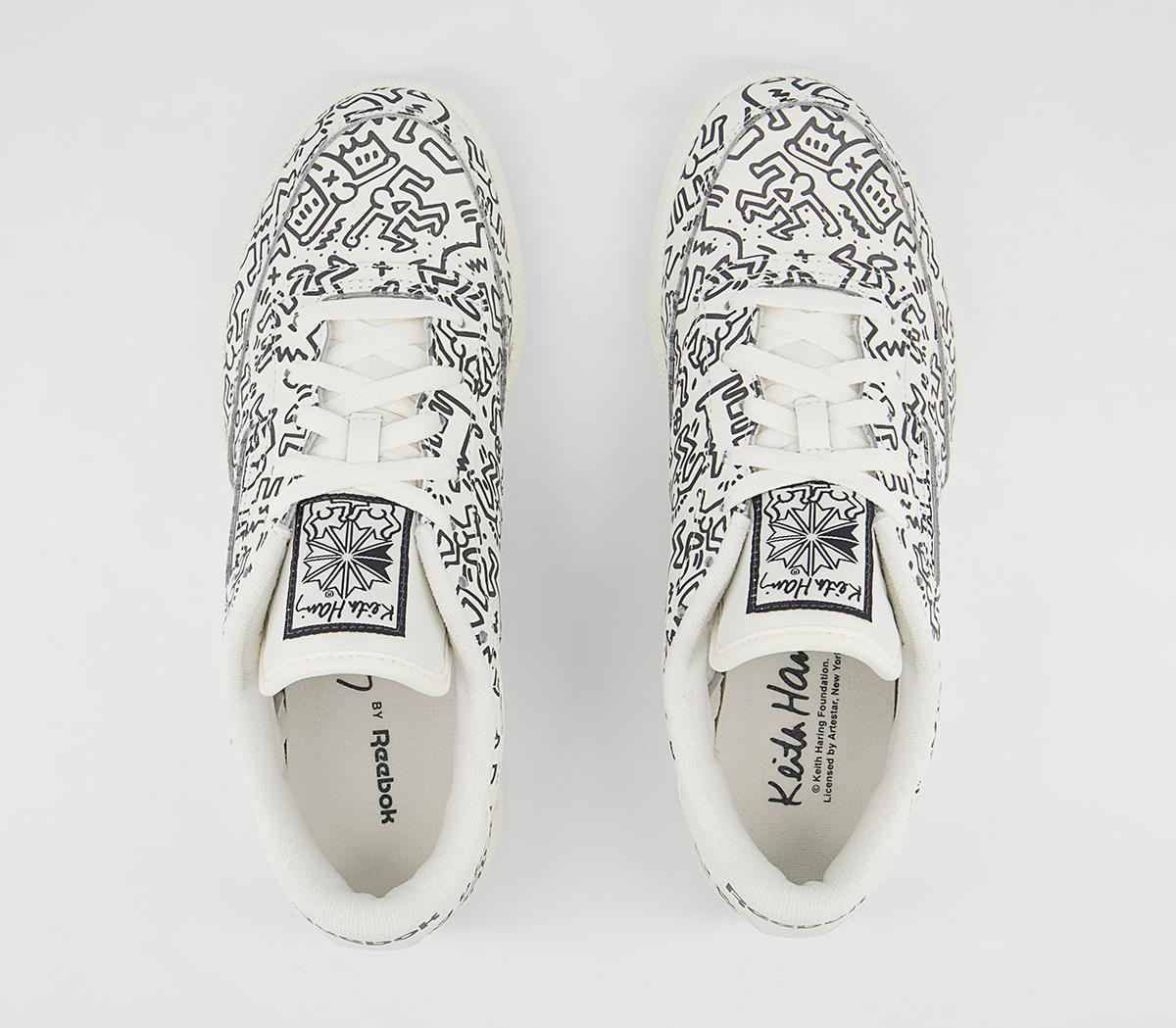Reebok Club C Keith Haring Trainers Reebok Club C Keith Haring Trainers Chalk Pure Grey