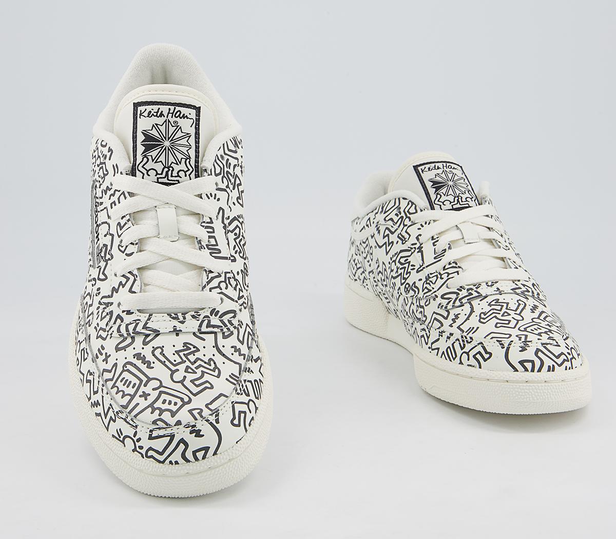 Reebok Club C Keith Haring Trainers Reebok Club C Keith Haring Trainers Chalk Pure Grey