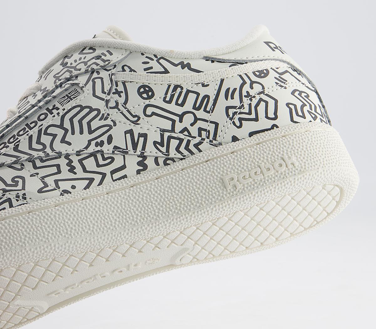 Reebok Club C Keith Haring Trainers Reebok Club C Keith Haring Trainers Chalk Pure Grey