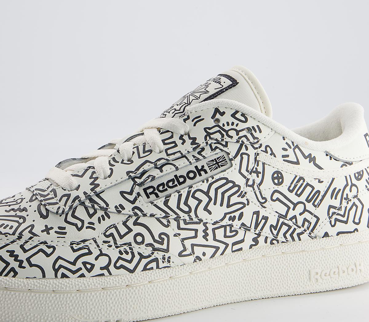Reebok Club C Keith Haring Trainers Reebok Club C Keith Haring Trainers Chalk Pure Grey