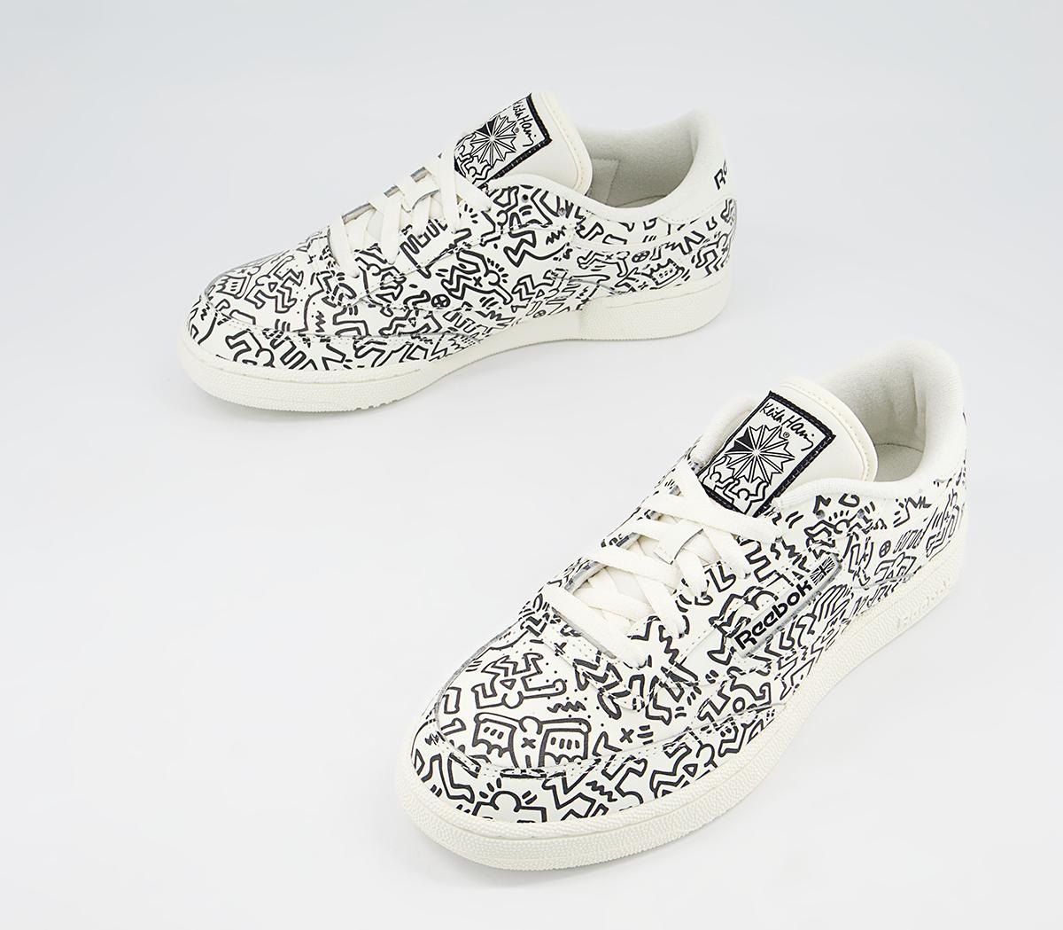 Reebok Club C Keith Haring Trainers Reebok Club C Keith Haring Trainers Chalk Pure Grey