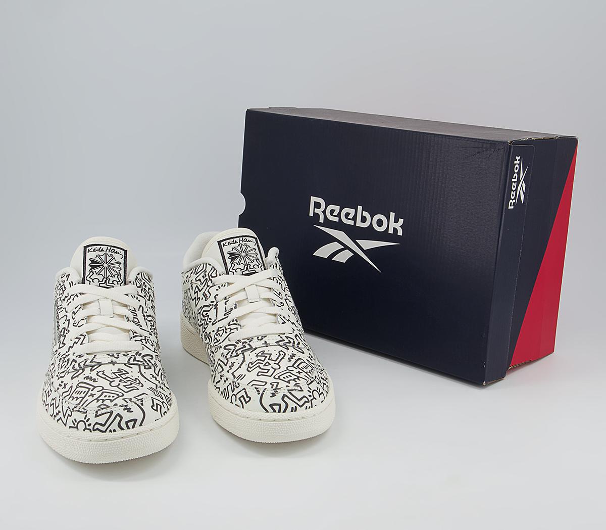 Reebok Club C Keith Haring Trainers Reebok Club C Keith Haring Trainers Chalk Pure Grey