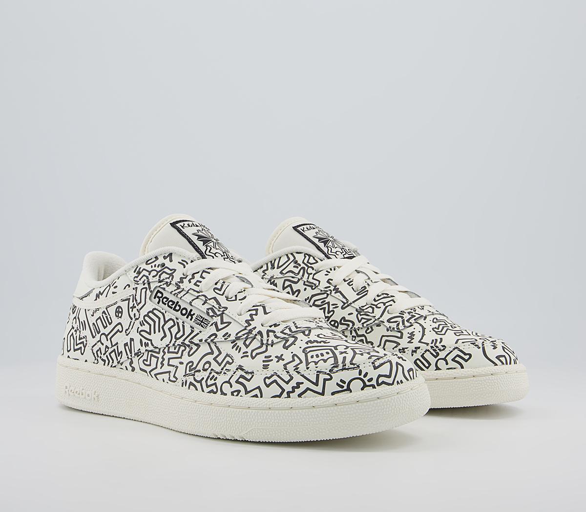 Reebok Club C Keith Haring Trainers Reebok Club C Keith Haring Trainers Chalk Pure Grey