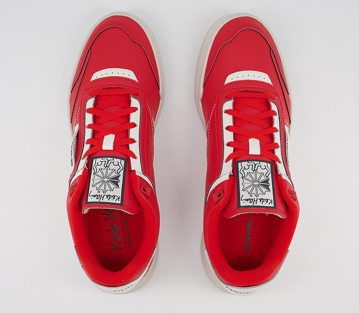 Reebok Club C Legacy Keith Haring Trainers Reebok Club C Legacy Keith Haring Trainers Instinct Red Core Black