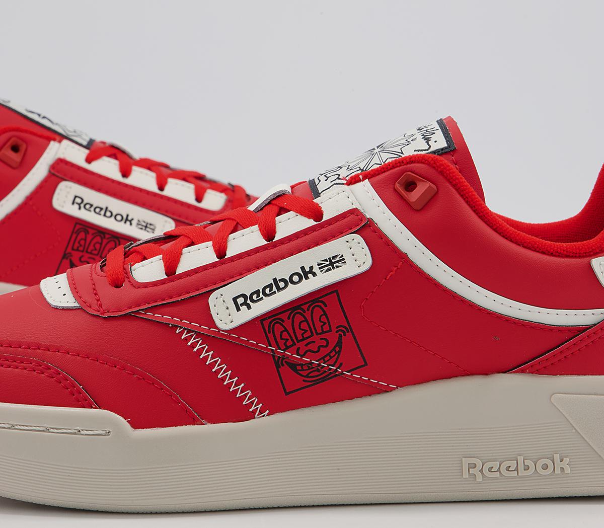 Reebok Club C Legacy Keith Haring Trainers Reebok Club C Legacy Keith Haring Trainers Instinct Red Core Black