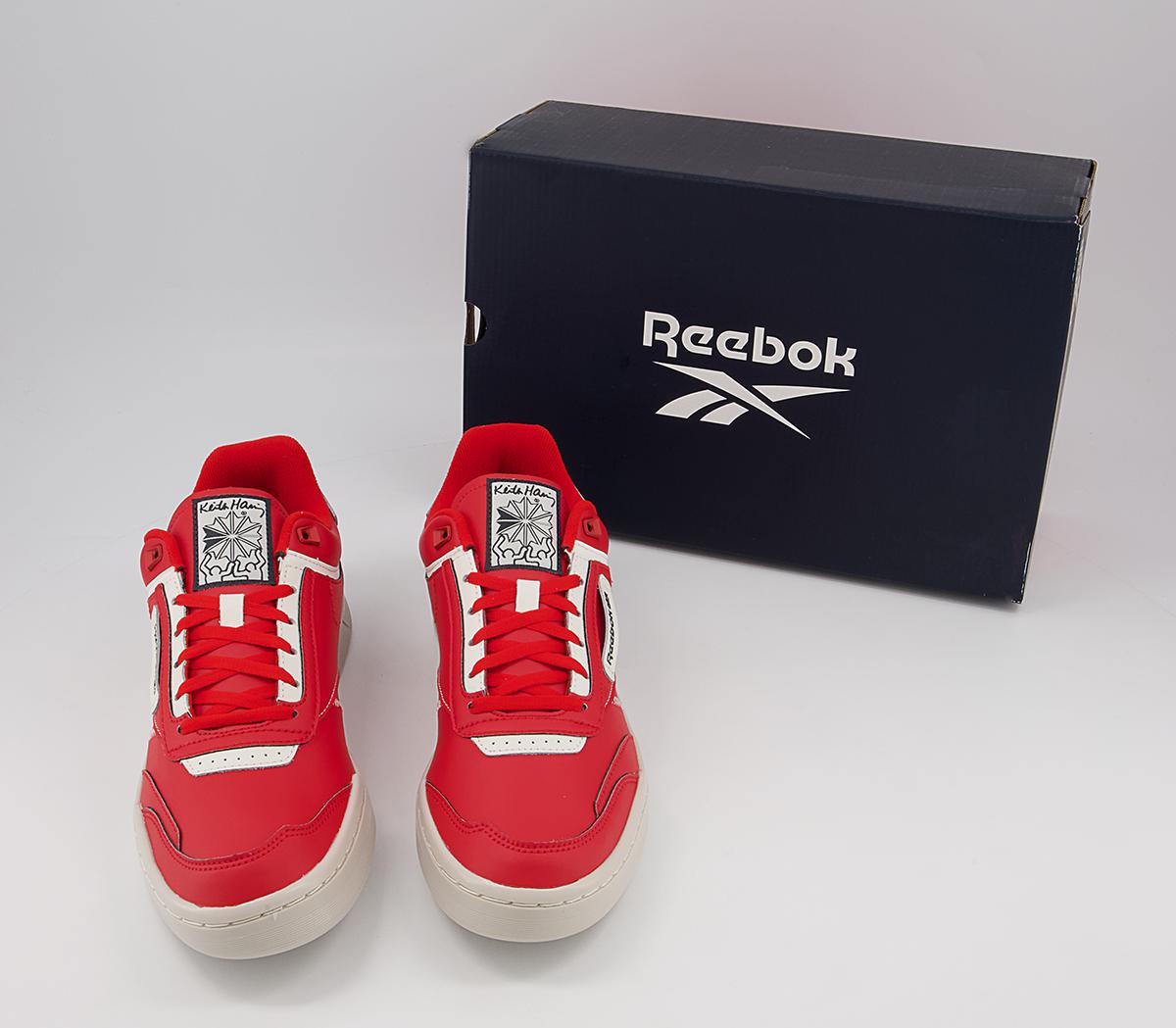 Reebok Club C Legacy Keith Haring Trainers Reebok Club C Legacy Keith Haring Trainers Instinct Red Core Black