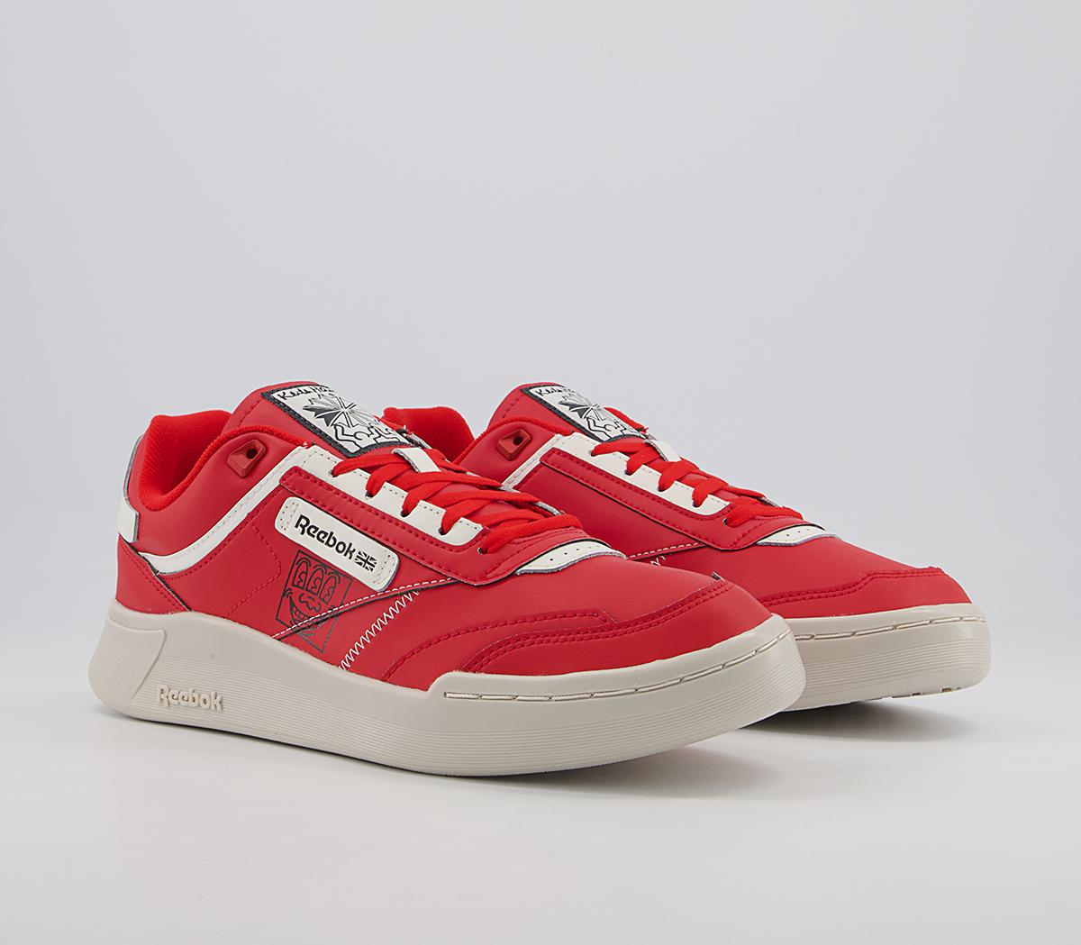 Reebok Club C Legacy Keith Haring Trainers Reebok Club C Legacy Keith Haring Trainers Instinct Red Core Black
