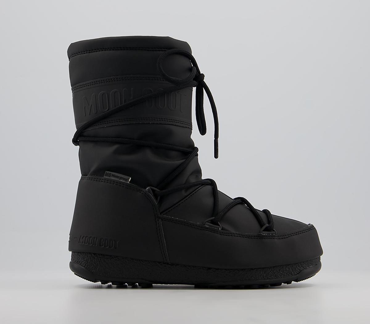 Moon Boot Moon Boots Mid Rubber Moon Boot Moon Boots Mid Rubber Black