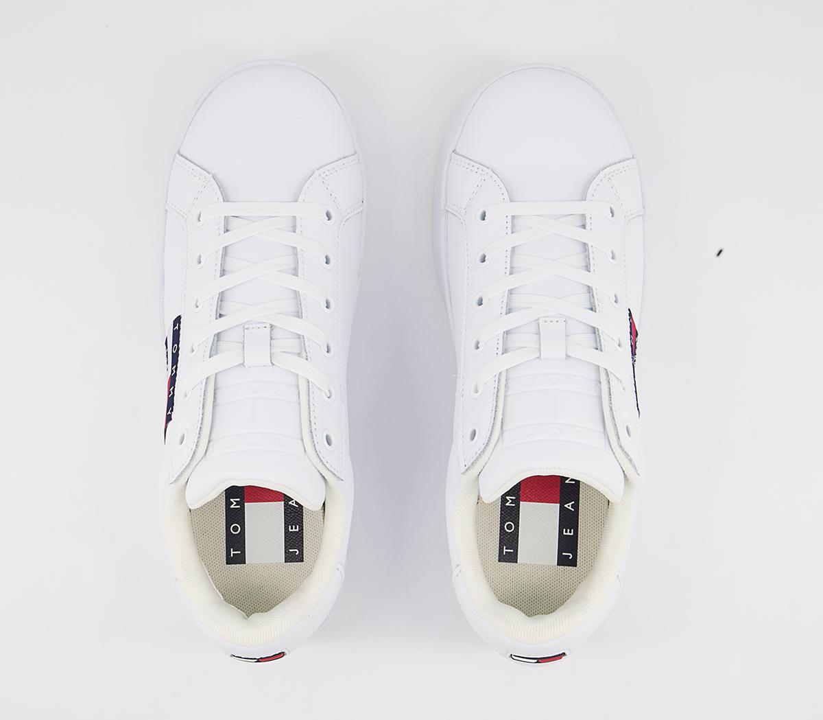 Tommy Hilfiger Flatform Flag Sneakers Tommy Hilfiger Flatform Flag Sneakers White