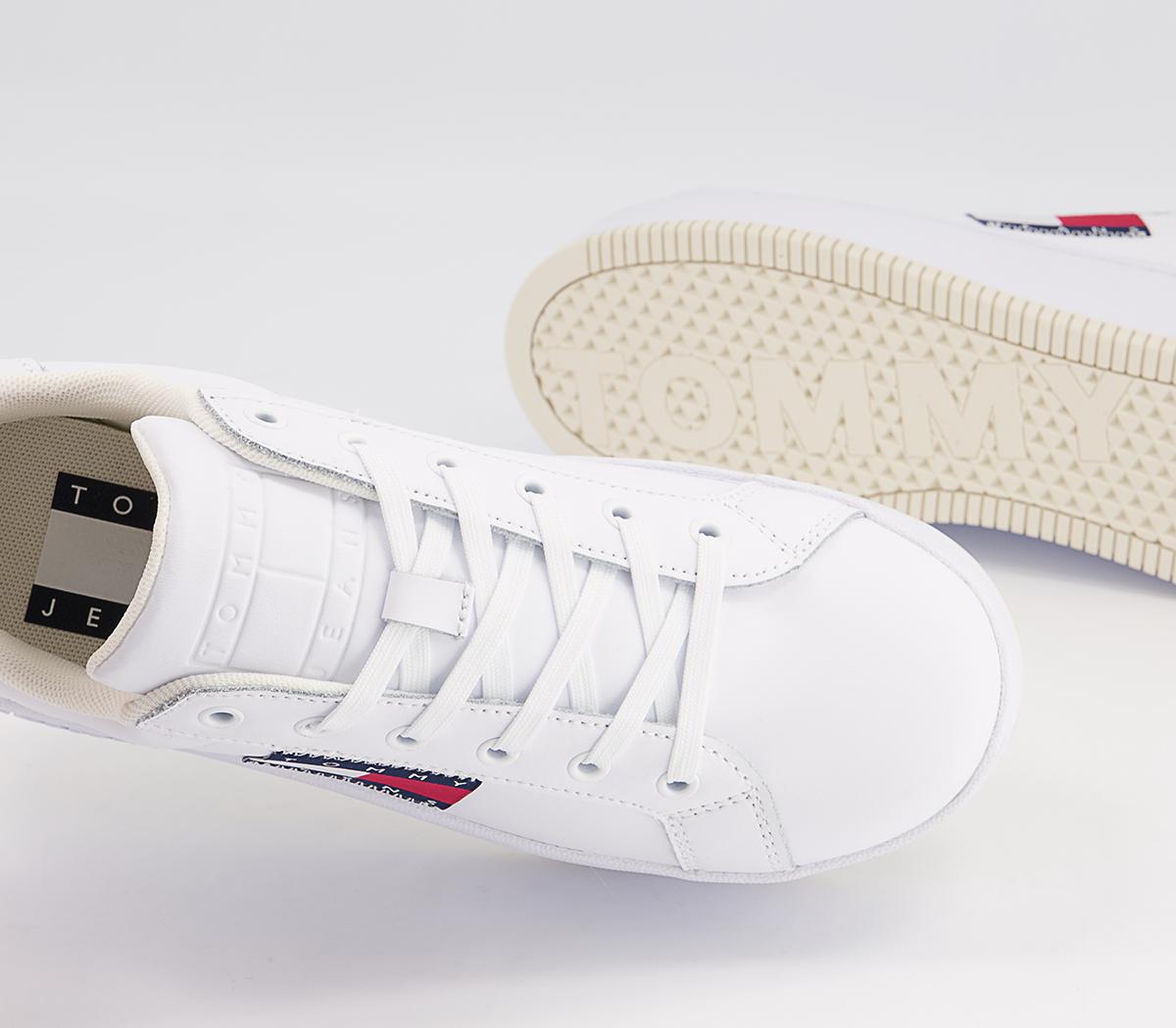 Tommy Hilfiger Flatform Flag Sneakers Tommy Hilfiger Flatform Flag Sneakers White