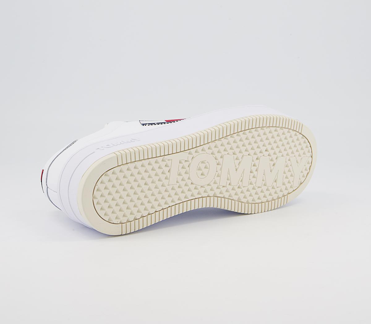 Tommy Hilfiger Flatform Flag Sneakers Tommy Hilfiger Flatform Flag Sneakers White