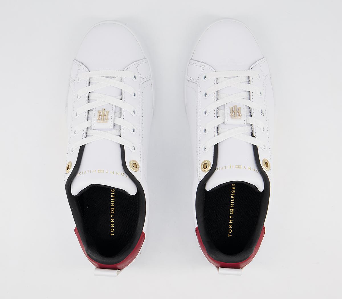 Tommy Hilfiger Hardware Elevated Sneakers Tommy Hilfiger Hardware Elevated Sneakers White Blue Red Gold