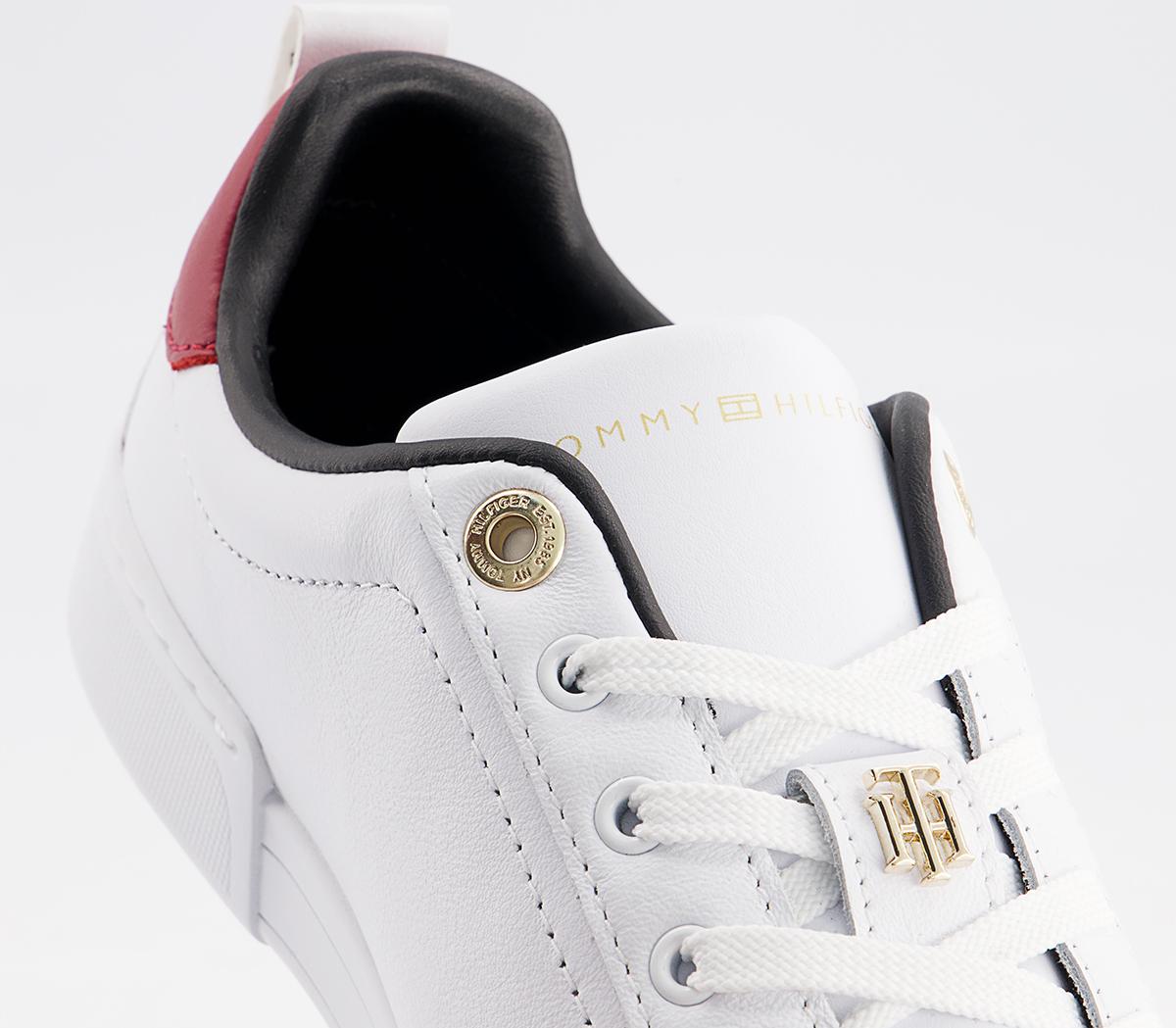 Tommy Hilfiger Hardware Elevated Sneakers Tommy Hilfiger Hardware Elevated Sneakers White Blue Red Gold