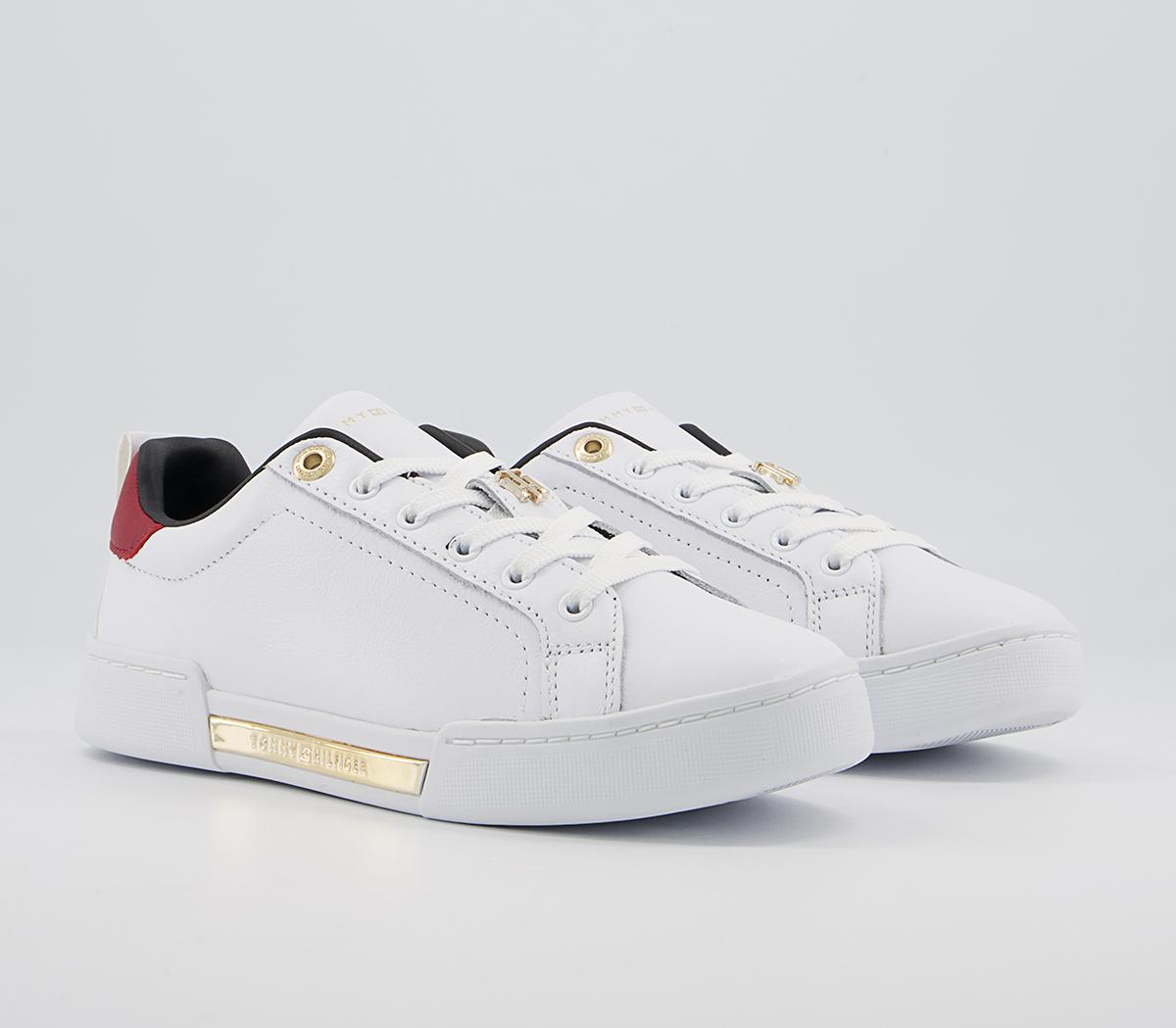 Tommy Hilfiger Hardware Elevated Sneakers Tommy Hilfiger Hardware Elevated Sneakers White Blue Red Gold