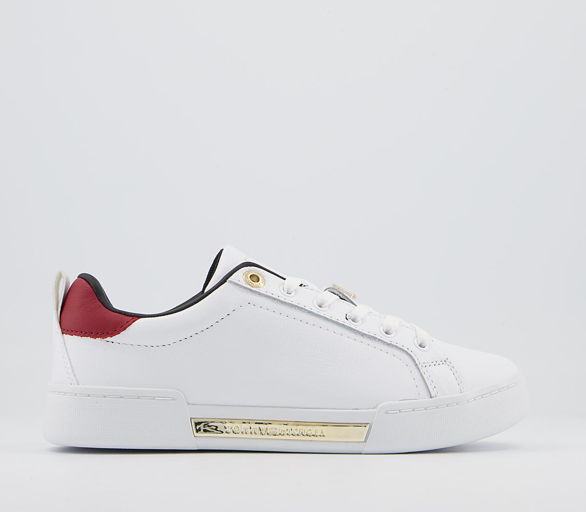 Tommy HilfigerHardware Elevated SneakersWhite Blue Red Gold