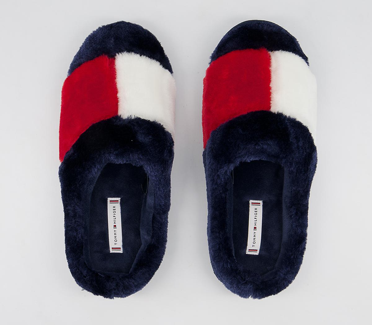 Tommy Hilfiger Essential Tommy Home Slippers Tommy Hilfiger Essential Tommy Home Slippers Blue White Red